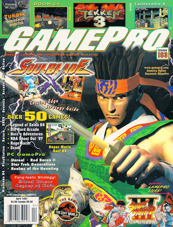 GamePro 103 (Apr 1997) Soul Blade cover